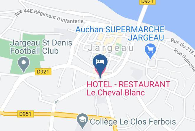Loiret - Hotel Restaurant Le Cheval Blanc Maps