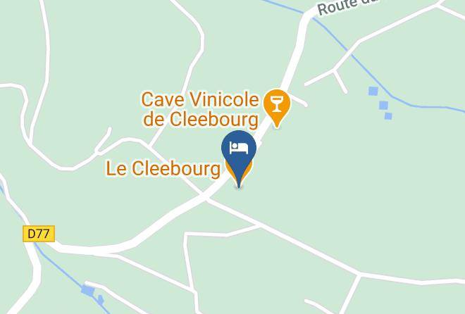 Le Cleebourg Map