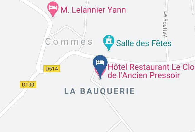 Calvados - Hotel Restaurant Le Clos De L'ancien Pressoir Maps