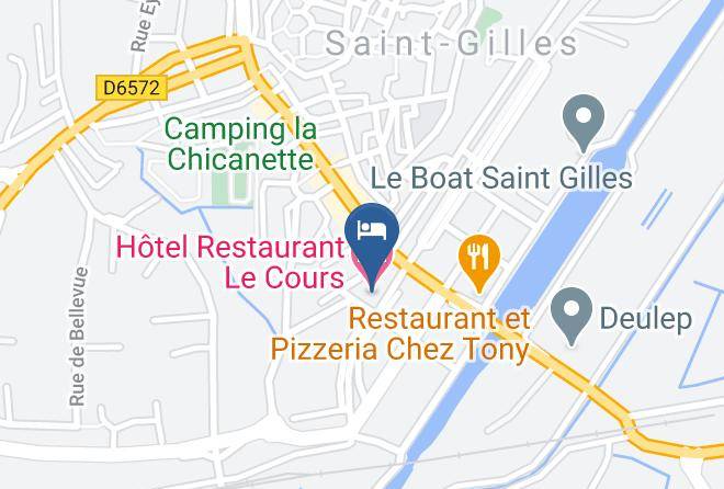 Gard - Hotel Restaurant Le Cours Maps