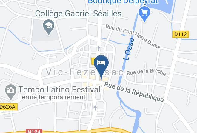 Hotel Restaurant Le D'artagnan Map