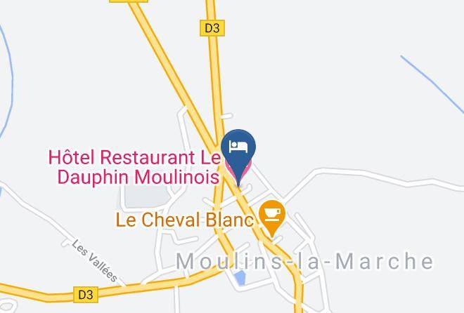 Orne - Hotel Restaurant Le Dauphin Moulinois Maps