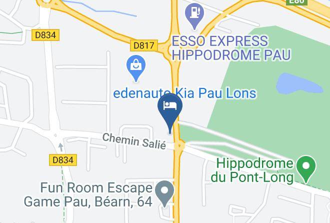 Pyrenees Atlantiques - Hotel Restaurant Le Fer A Cheval Lons Pau Maps