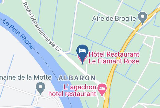 Bouches Du Rhone - Hotel Restaurant Le Flamant Rose Maps