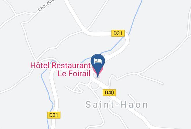 Hotel Restaurant Le Foirail Map