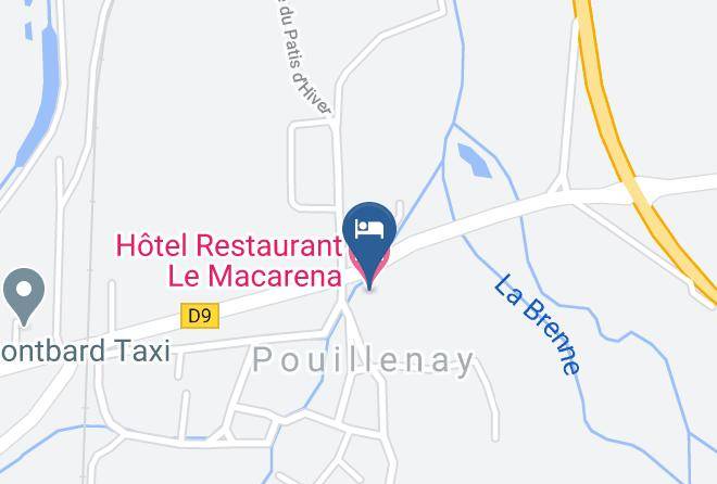 Cote D Or - Hotel Restaurant Le Macarena Maps