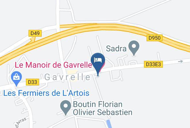 Pas De Calais - Le Manoir De Gavrelle Sarl Maps