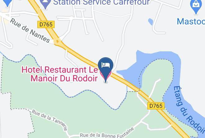 Morbihan - Hotel Restaurant Le Manoir Du Rodoir Maps