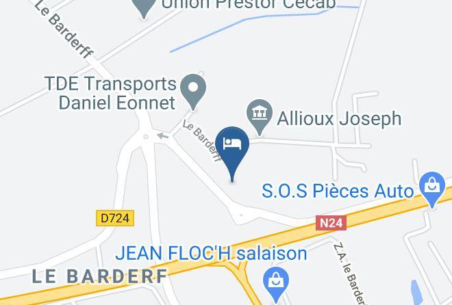Morbihan - Hotel Restaurant Le Marais Maps