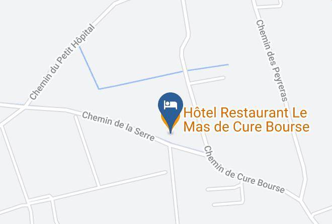 Vaucluse - Hotel Restaurant Le Mas De Cure Bourse Maps