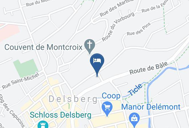 Hotel Restaurant Le National Map