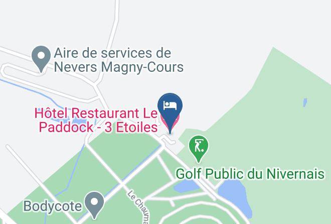 Nievre - Hotel Restaurant Le Paddock 3 Etoiles Maps