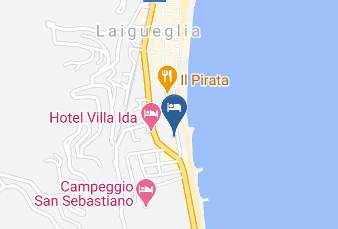 Savona - Hotel Restaurant Le Palme Maps