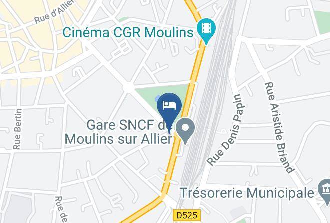 Allier - Hotel Restaurant Le Parc Maps