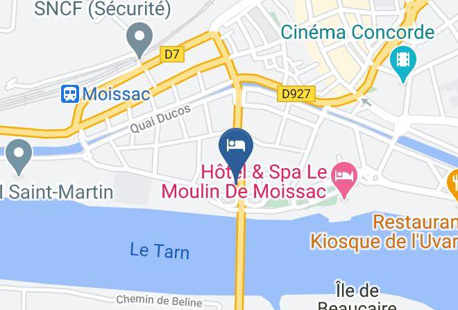 Tarn Et Garonne - Hotel Restaurant Le Pont Napoleon Maps