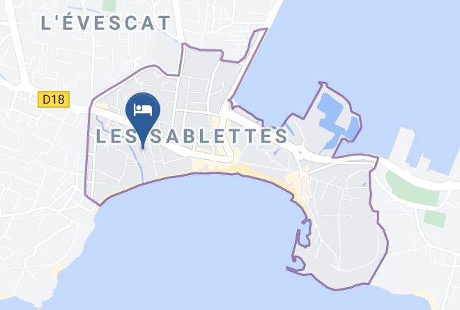 Var - Hotel Restaurant Le Poseidon Maps