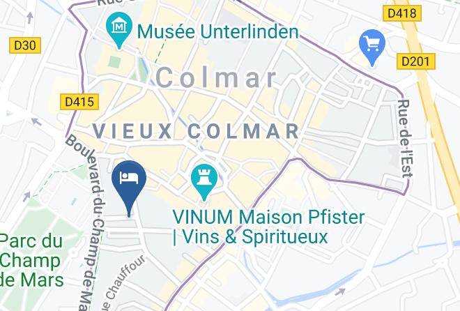 Haut Rhin - Logis Hotel Restaurant Le Rapp Maps