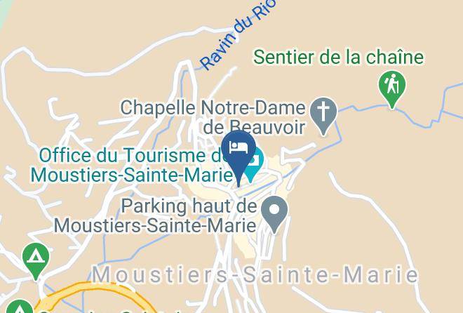 Alpes De Haute Provence - Hotel Restaurant Le Relais Maps