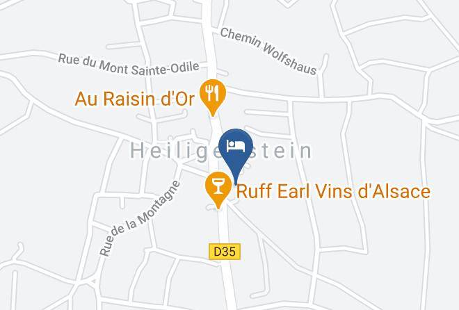 Bas Rhin - Hotel Restaurant Le Relais Du Klevener Maps