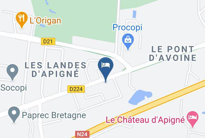 Ille Et Vilaine - Hotel Restaurant Le Relais Fleuri Maps