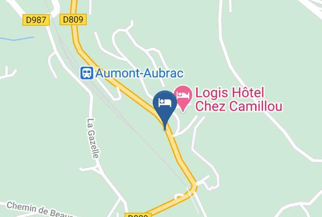 Lozere - Hotel Restaurant Le Relais Maps