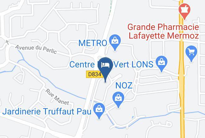 Pyrenees Atlantiques - Hotel Restaurant Le Relais Pau Lons Maps