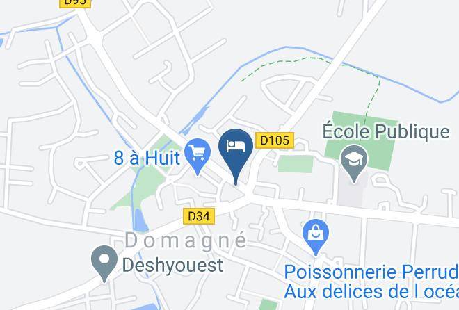 Ille Et Vilaine - Hotel Restaurant Le Ricordeau Maps