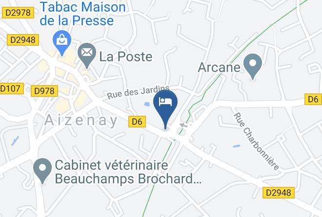 Vendee - Hotel Restaurant Le Saint Benoist Maps