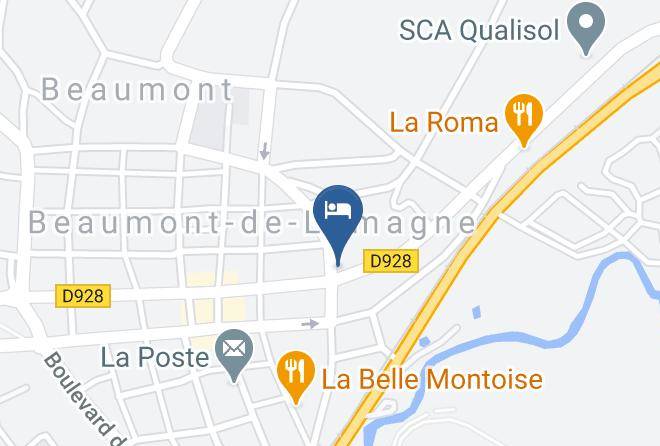 Hotel Restaurant Le Saint Jean Map