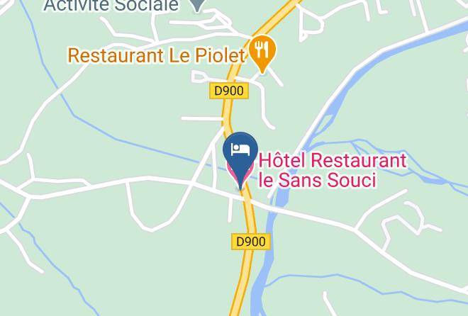 Alpes De Haute Provence - Hotel Restaurant Le Sans Souci Maps