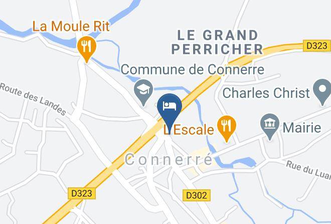 Sarthe - Hotel Restaurant Le Sporting Maps