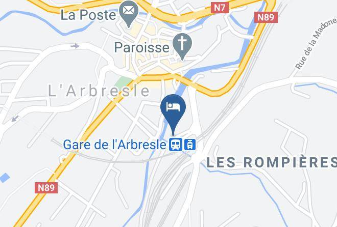 Rhone - Hotel Restaurant Le Terminus Maps