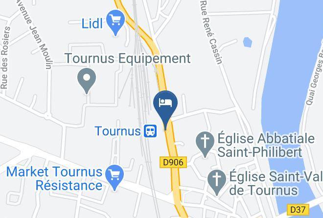 Saone Et Loire - Hotel Restaurant Le Terminus Maps