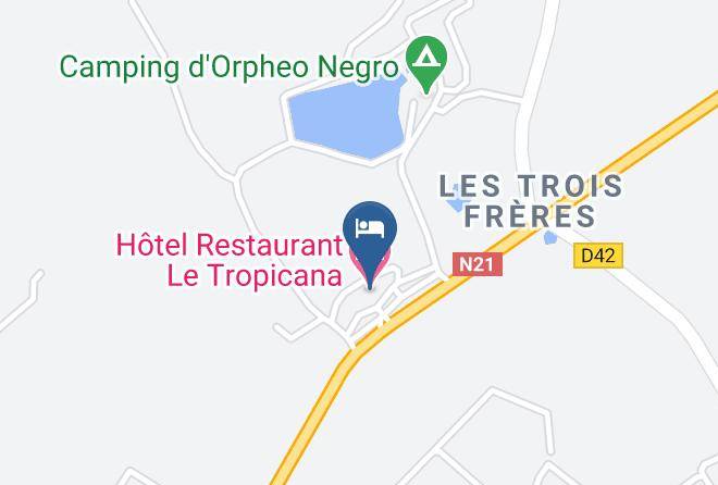 Dordogne - Hotel Restaurant Le Tropicana Maps