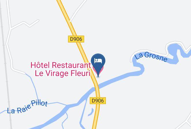 Saone Et Loire - Hotel Restaurant Le Virage Fleuri Maps