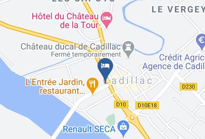 Gironde - Hotel Restaurant Le Voyageur Maps