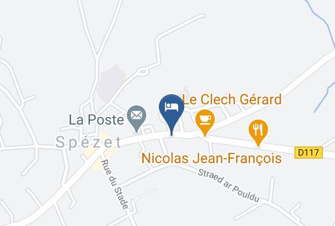 Finistere - Hotel Restaurant Les Bruyeres Maps
