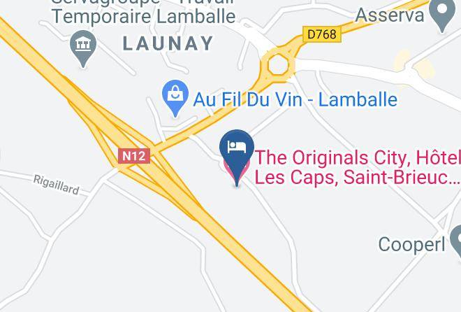 Cotes D Armor - The Originals City Hotel Les Caps Saint Brieuc Est Maps