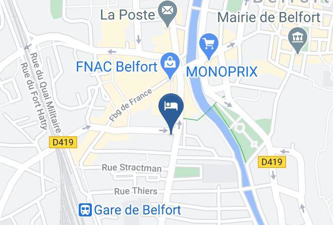 Territoire De Belfort - Hotel Restaurant Les Capucins Maps
