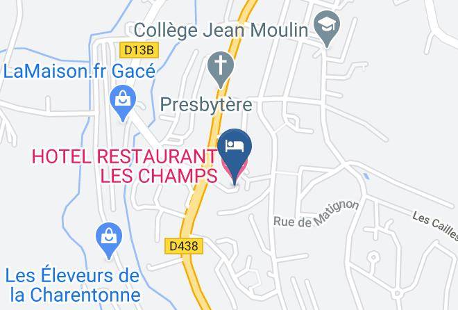 Orne - Hotel Restaurant Les Champs Maps