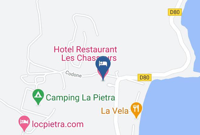 Hotel Restaurant Les Chasseurs Map