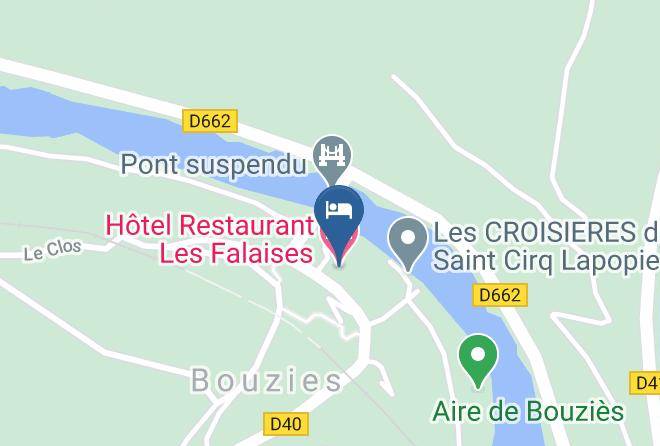 Lot - Hotel Restaurant Les Falaises Maps