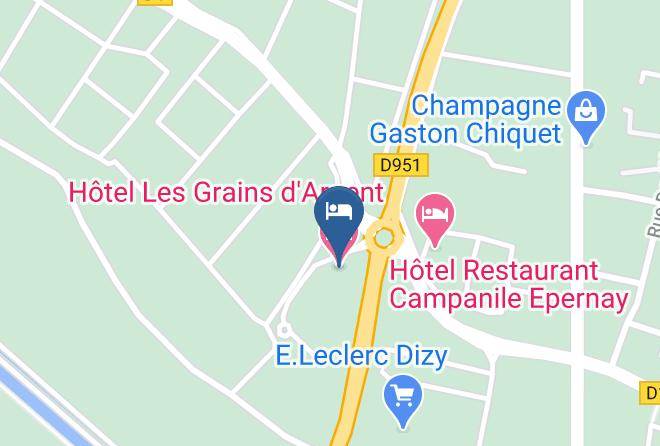 Marne - Hotel Les Grains D'argent Maps