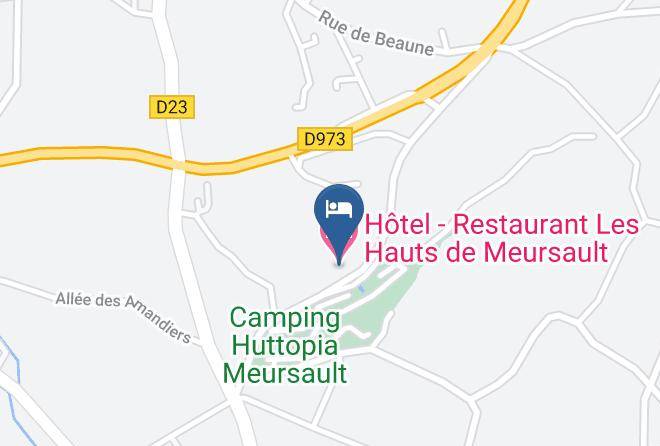 Hotel Restaurant Les Hauts De Meursault Map