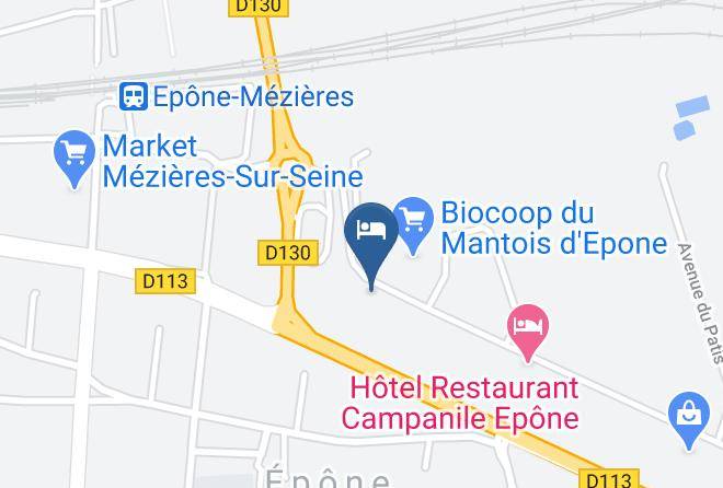 Yvelines - Hotel Restaurant Les Jardins D'epone Maps