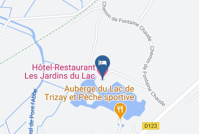 Charente Maritime - Hotel Restaurant Les Jardins Du Lac Maps