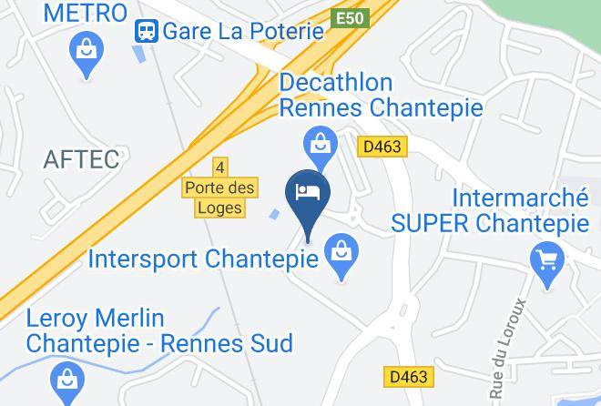 Hotel Restaurant Les Loges Map