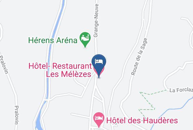Herens - Hotel Restaurant Les Melezes Maps