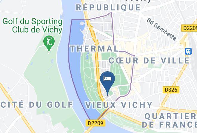 Allier - Hotel Restaurant Les Nations Maps