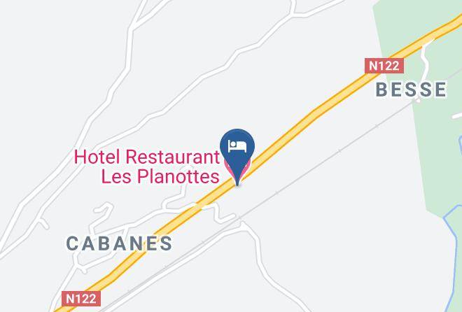 Cantal - Hotel Restaurant Les Planottes Maps